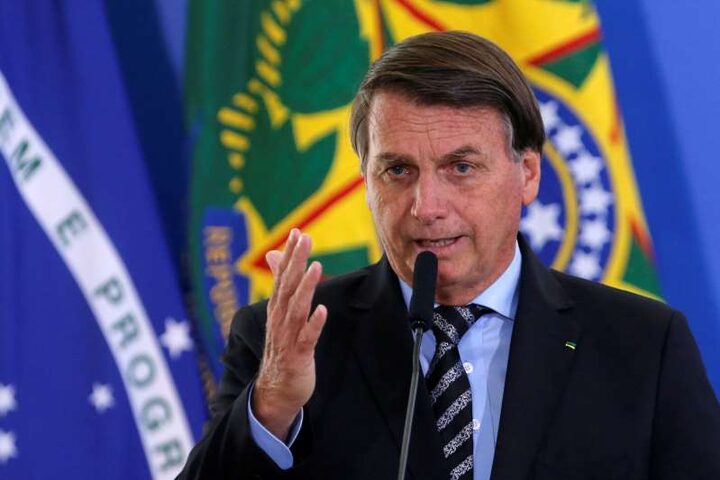 Reuters/ADRIANO MACHADO\ Presidente Jair Bolsonaro no Palácio do Planalto