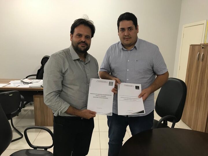 Deputado Claudinei e o prefeito Gustavo de Alto Araguaia