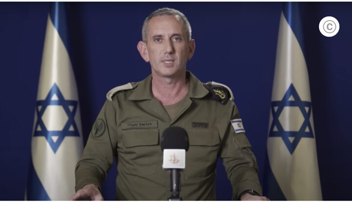 O porta-voz do IDF (Forças de Defesa de Israel, na sigla em inglês), Daniel Hagari (foto),
