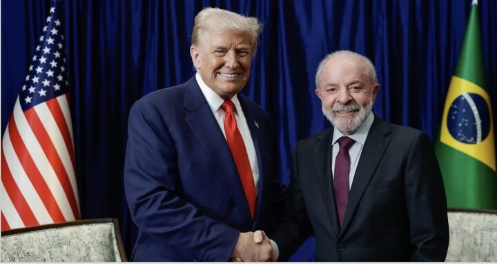 Trump e Lula (Ricardo Stuckert/PR)   