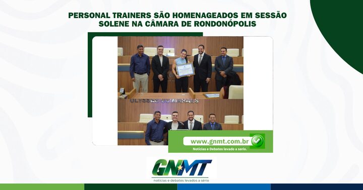 Profissionais receberam Moção de Congratulação pelo trabalho em prol da saúde e qualidade de vida